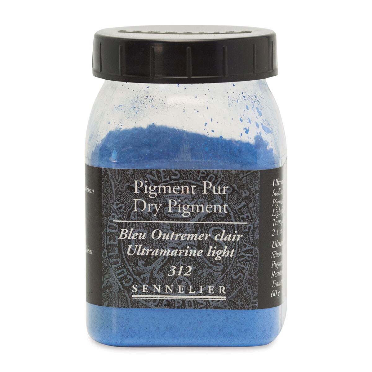 Sennelier Dry Pigment - Ultramarine Blue Light, 60 g jar