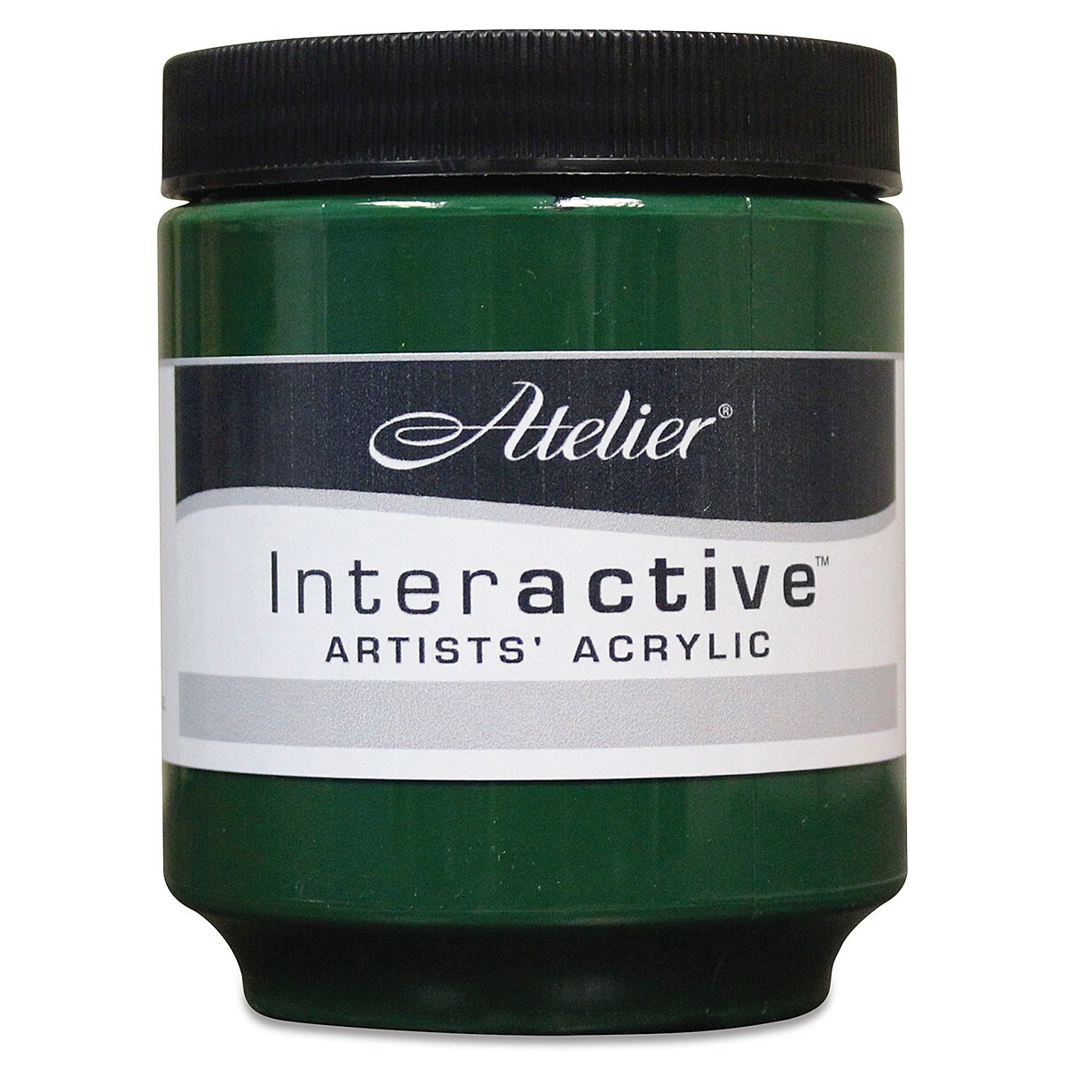 Chroma Atelier Interactive Artists' Acrylics - Forest Green, 250 ml jar