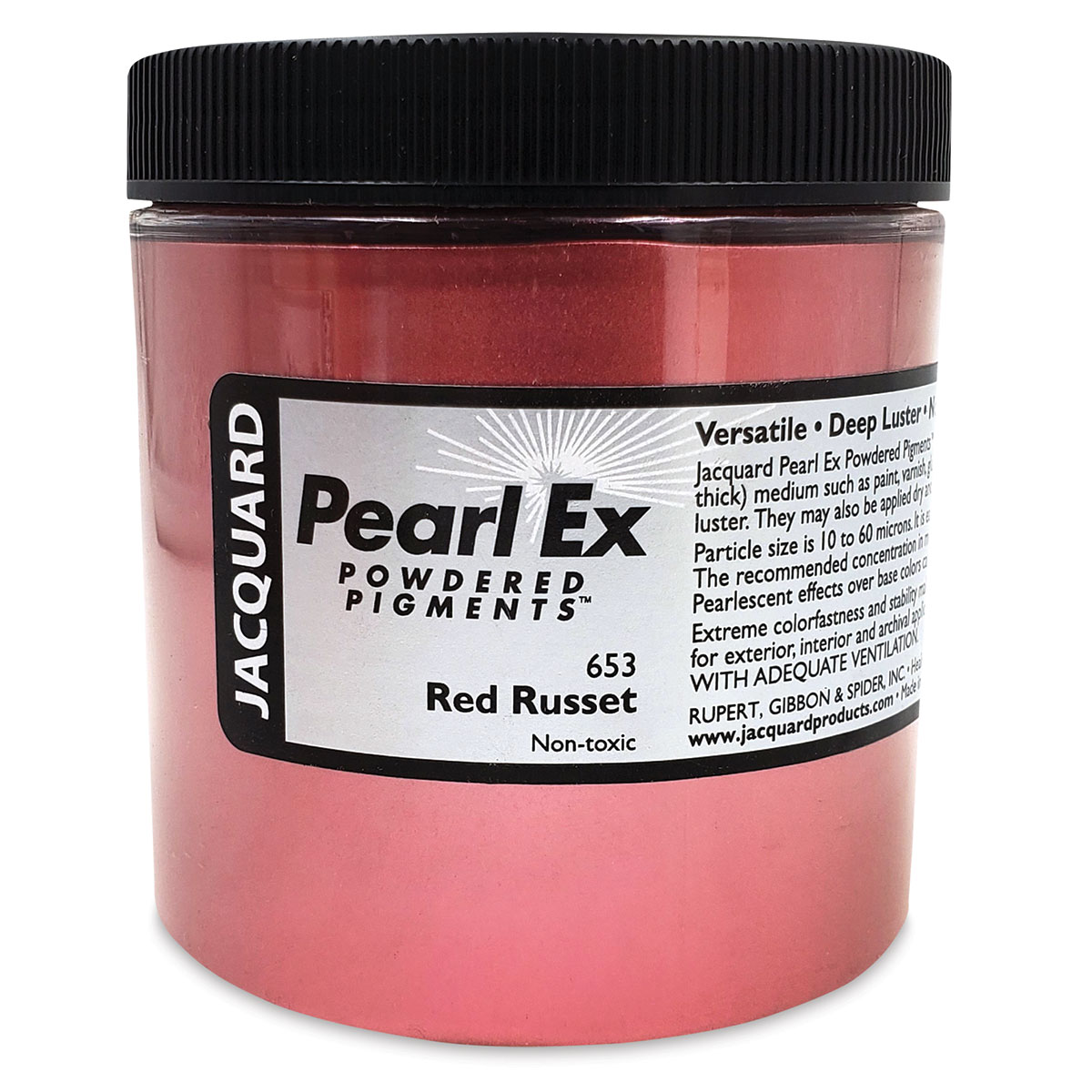 Jacquard Pearl-Ex Pigment - 4 oz, Red Russet, Jar