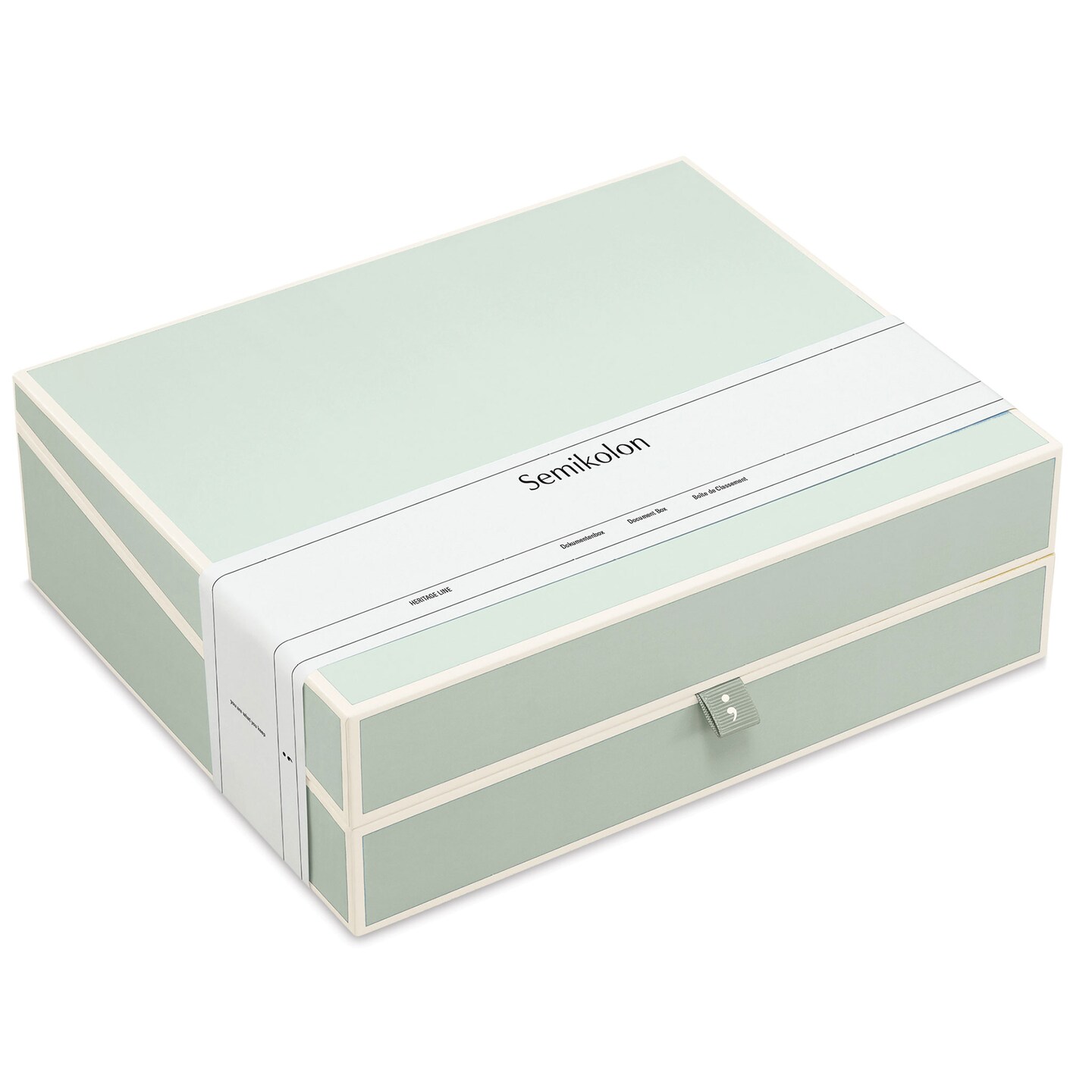 Semikolon Document Box - Moss