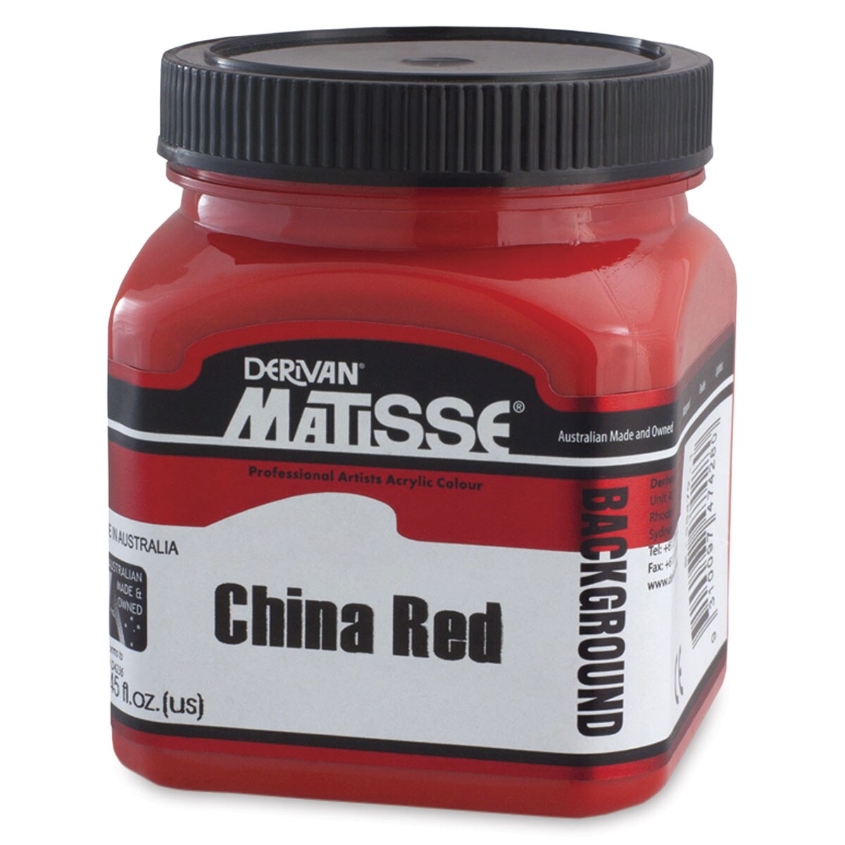 Matisse Background Colors Acrylic Paint - China Red, 250 ml