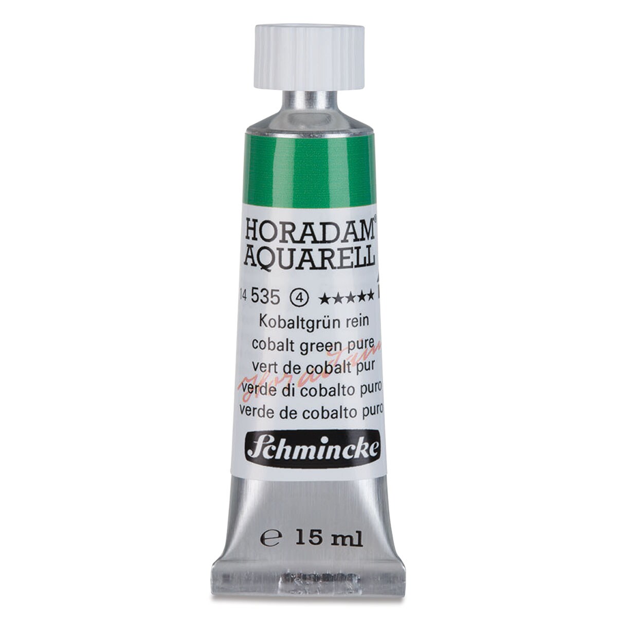 Schmincke Horadam Aquarell Artist Watercolor - Cobalt Green Pure, 15 ml tube