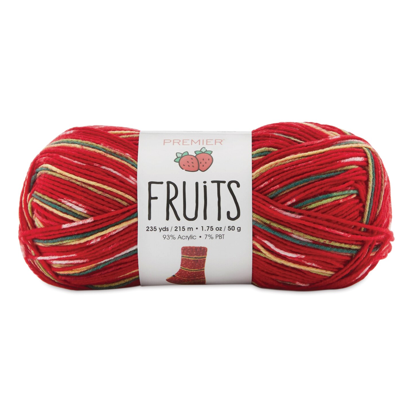 Premier Yarn Fruits Yarn - Strawberry