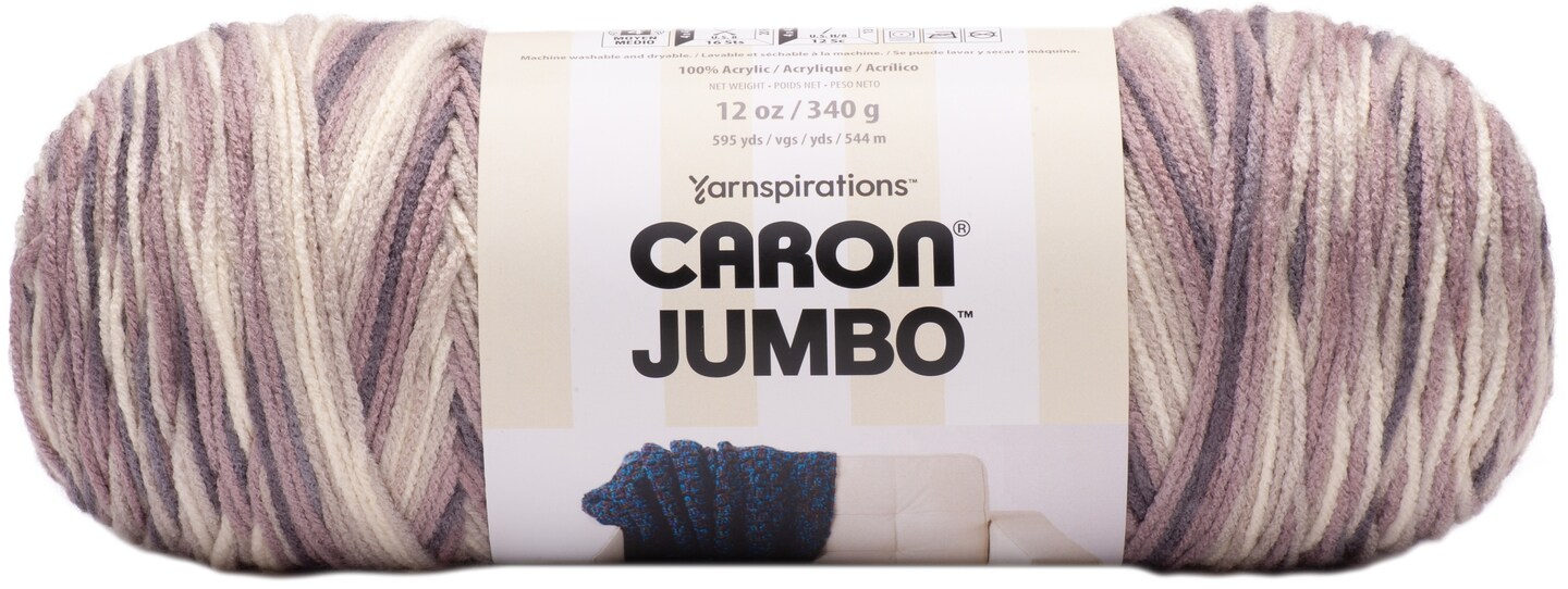 Caron Jumbo Print Yarn-Gravel