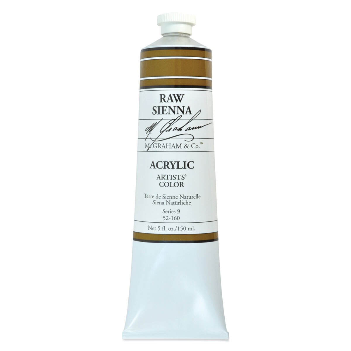 M. Graham Artists&#x27; Acrylics - Raw Sienna, 5 oz Tube