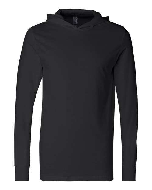 BELLA + CANVAS&#xAE; Jersey Hooded Long Sleeve Tee