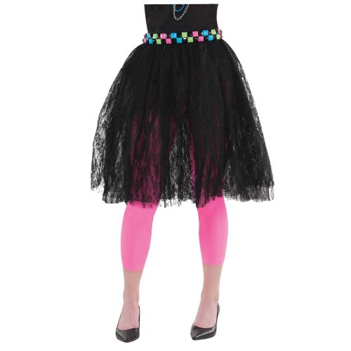 Adult Black Lace Skirt | Michaels