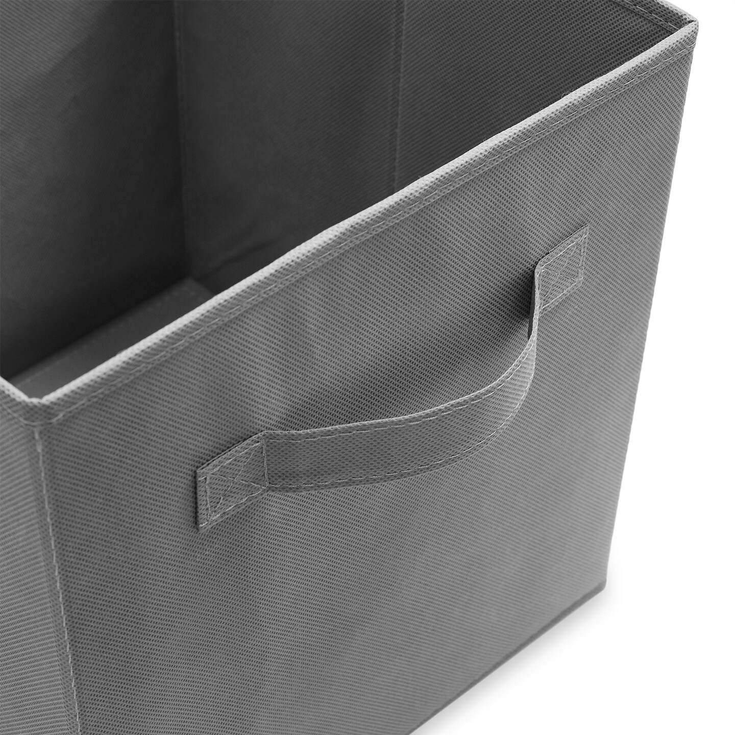 Casafield Set of 6 Collapsible Fabric Cube Storage Bins - 11&#x22; Foldable Cloth Baskets for Shelves, Cubby Organizers &#x26; More