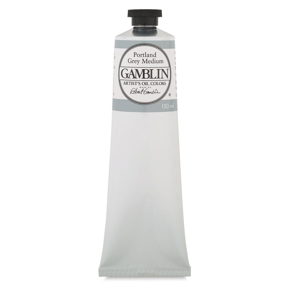 Gamblin Artist's Oil Color - Portland Gray Medium, 150 ml tube