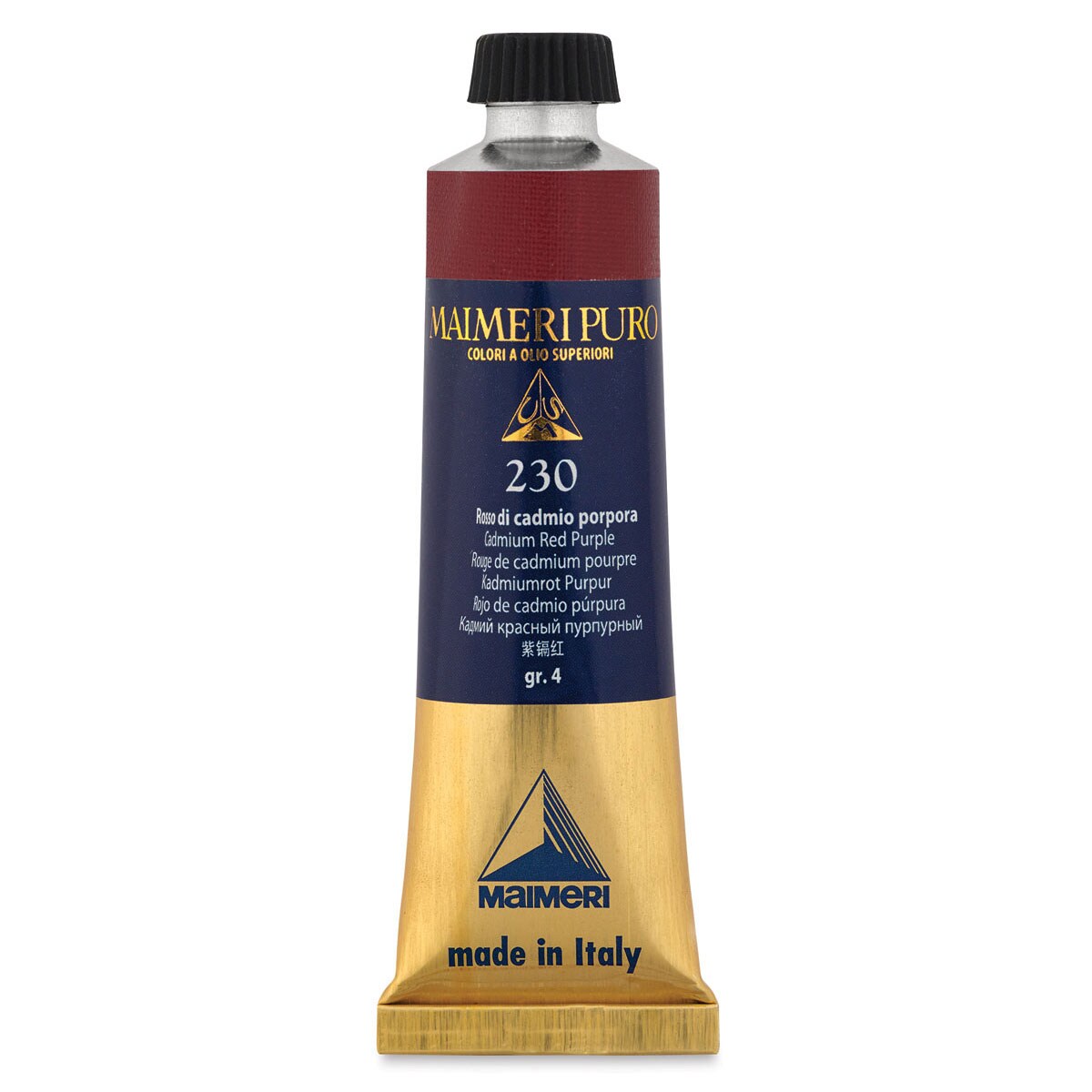 Maimeri Puro Oil Color - Cadmium Red Purple, 40 ml Tube