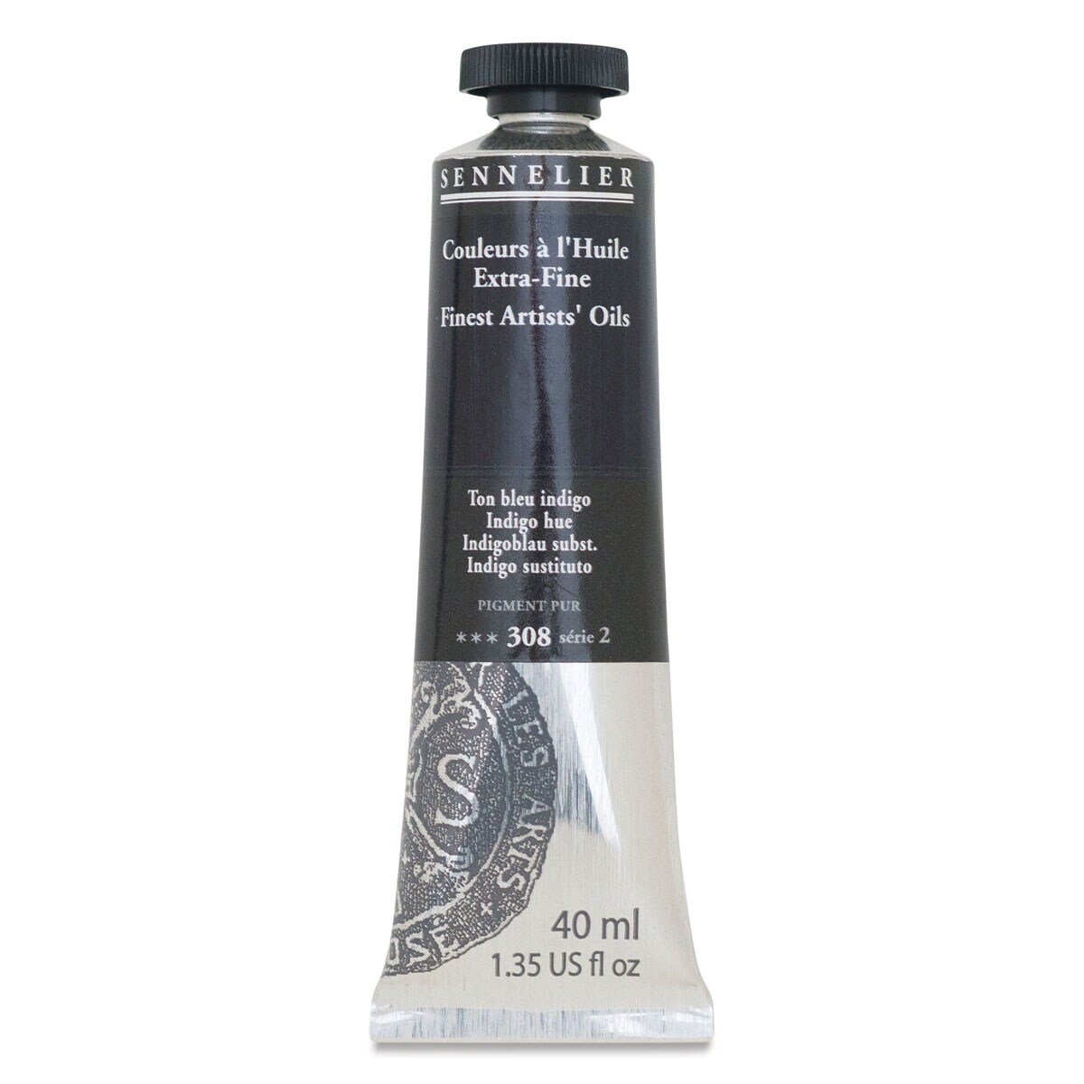 Sennelier Artists' Extra Fine Oil Paint - Indigo Hue, 40 ml tube