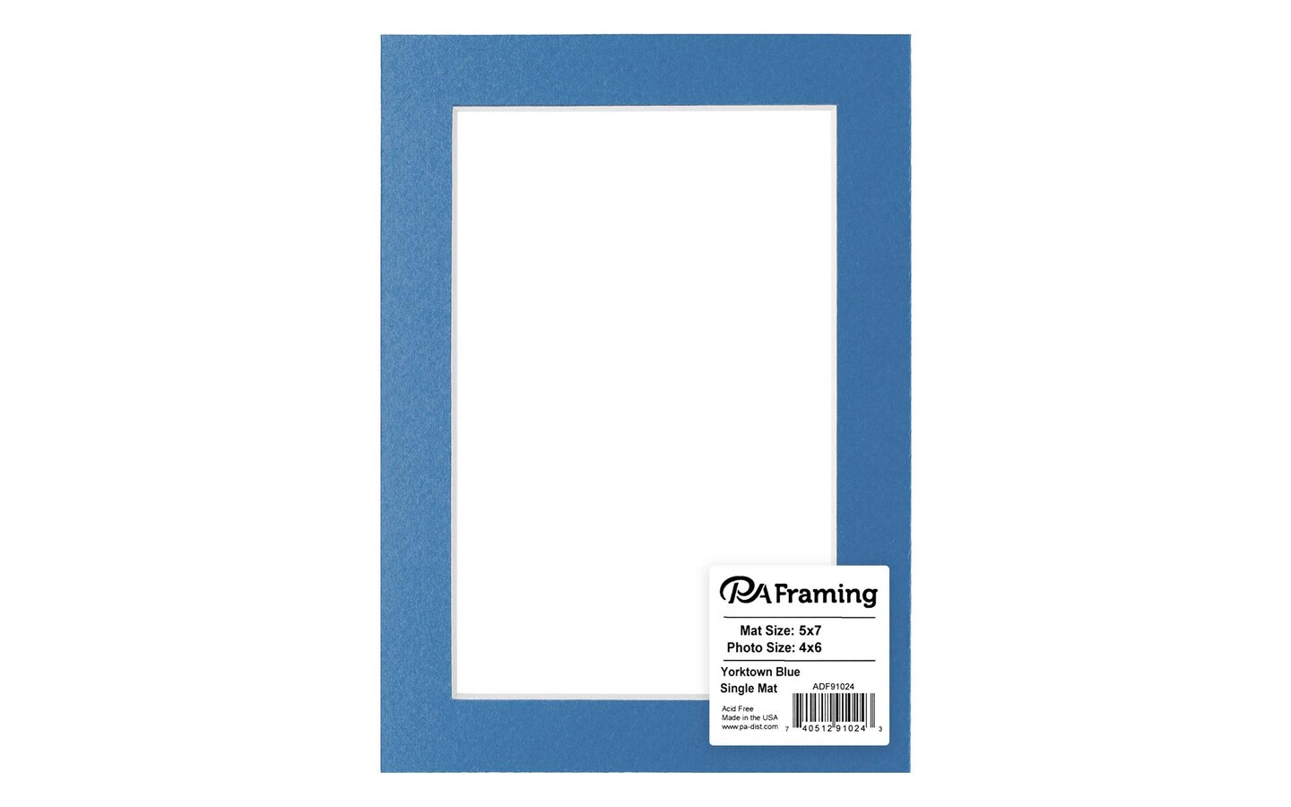 ADF Mat 5x7 4x6 CrmCore Yorktown Blue Michaels adf-mat-5x7-4x6-crmcore-yorktown-blue-michaels