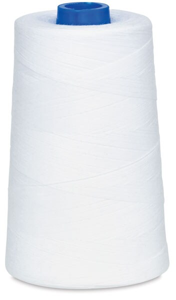 Spun Dee Thread - White, 6000 yd spool