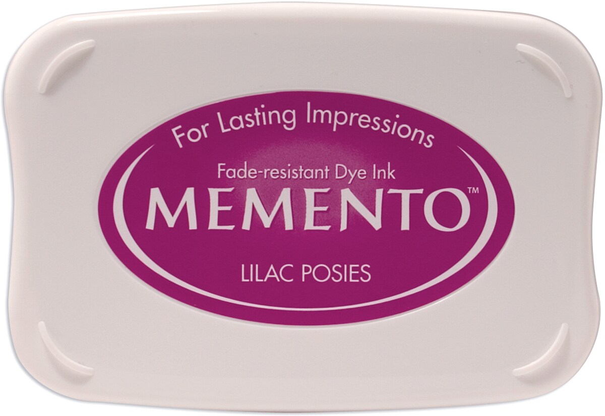 Memento Dye Ink Pad-Lilac Posies