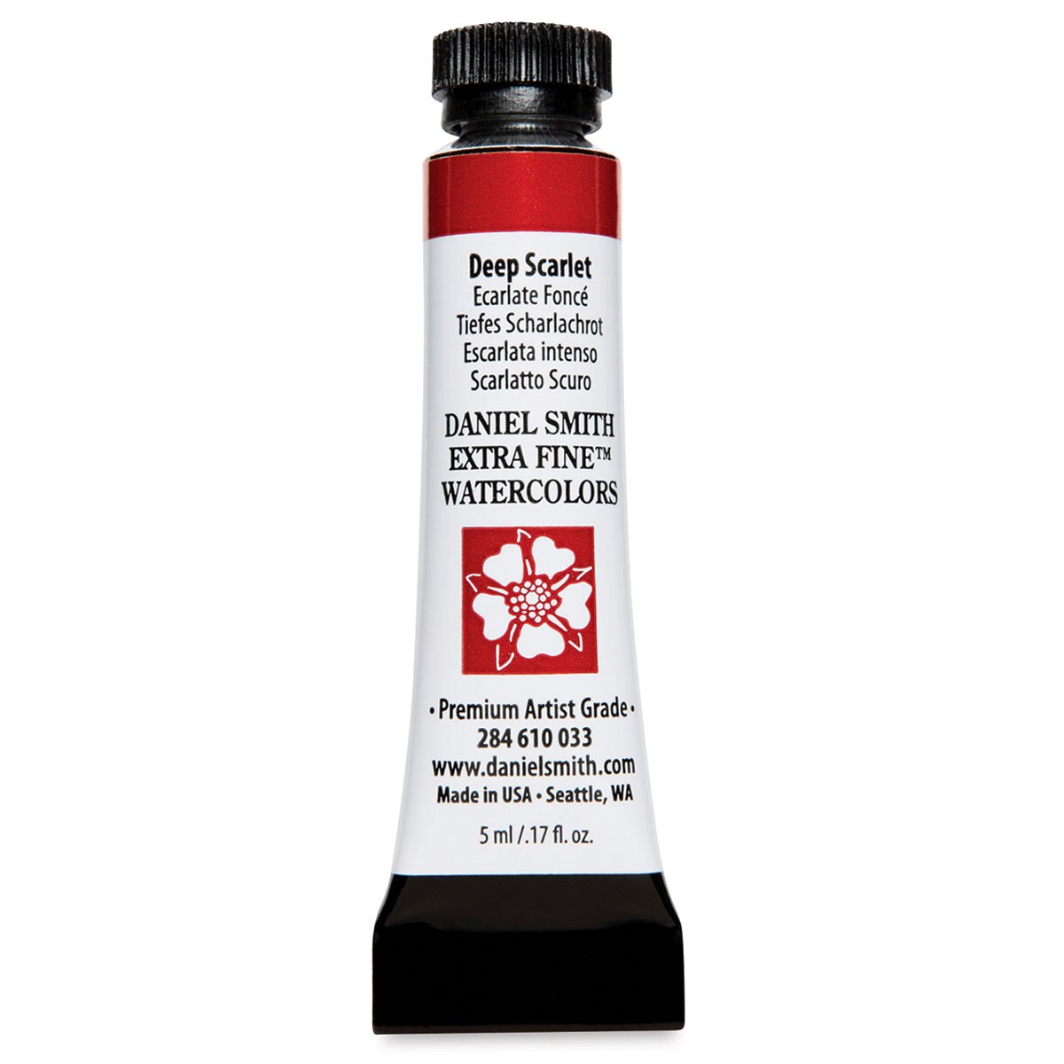 Daniel Smith Extra Fine Watercolor - Deep Scarlet, 5 ml, Tube