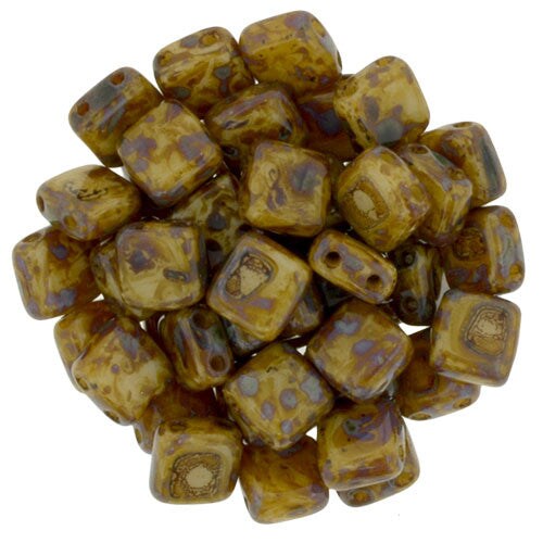 6MM TILE BEAD YELLOW