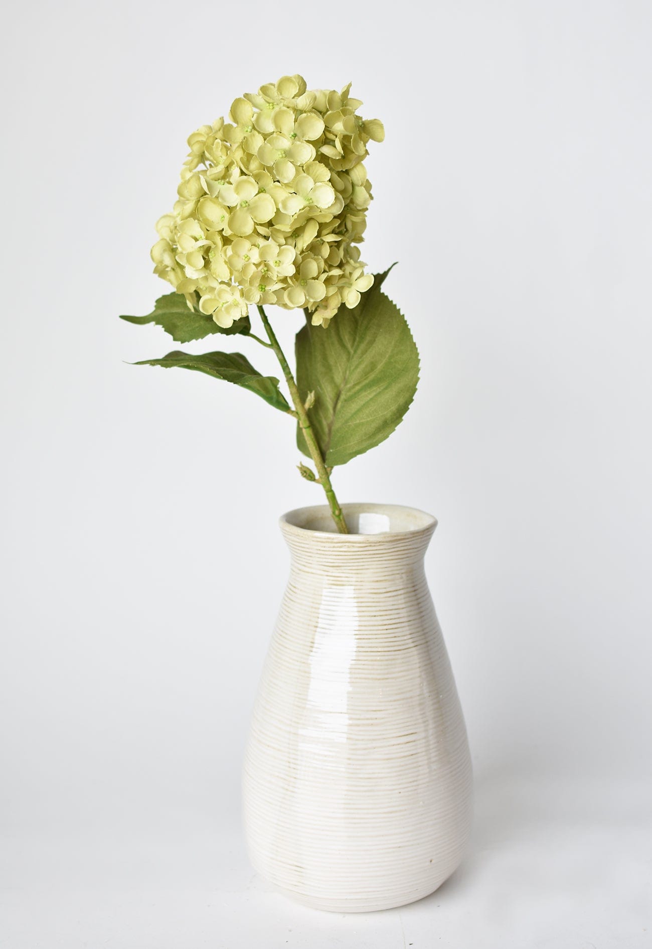 28&#x22; Faux Cone Hydrangea Stem Green