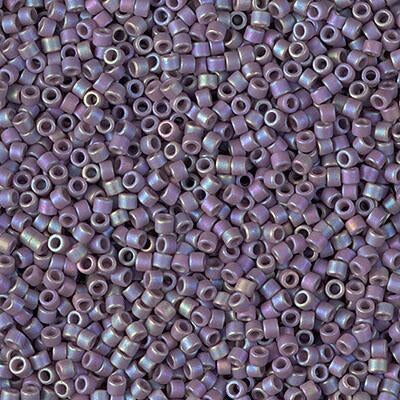 Miyuki Delica Bead 11/0, DB2322, Matte Opaque Glazed Sea Lavender AB, 5 grams