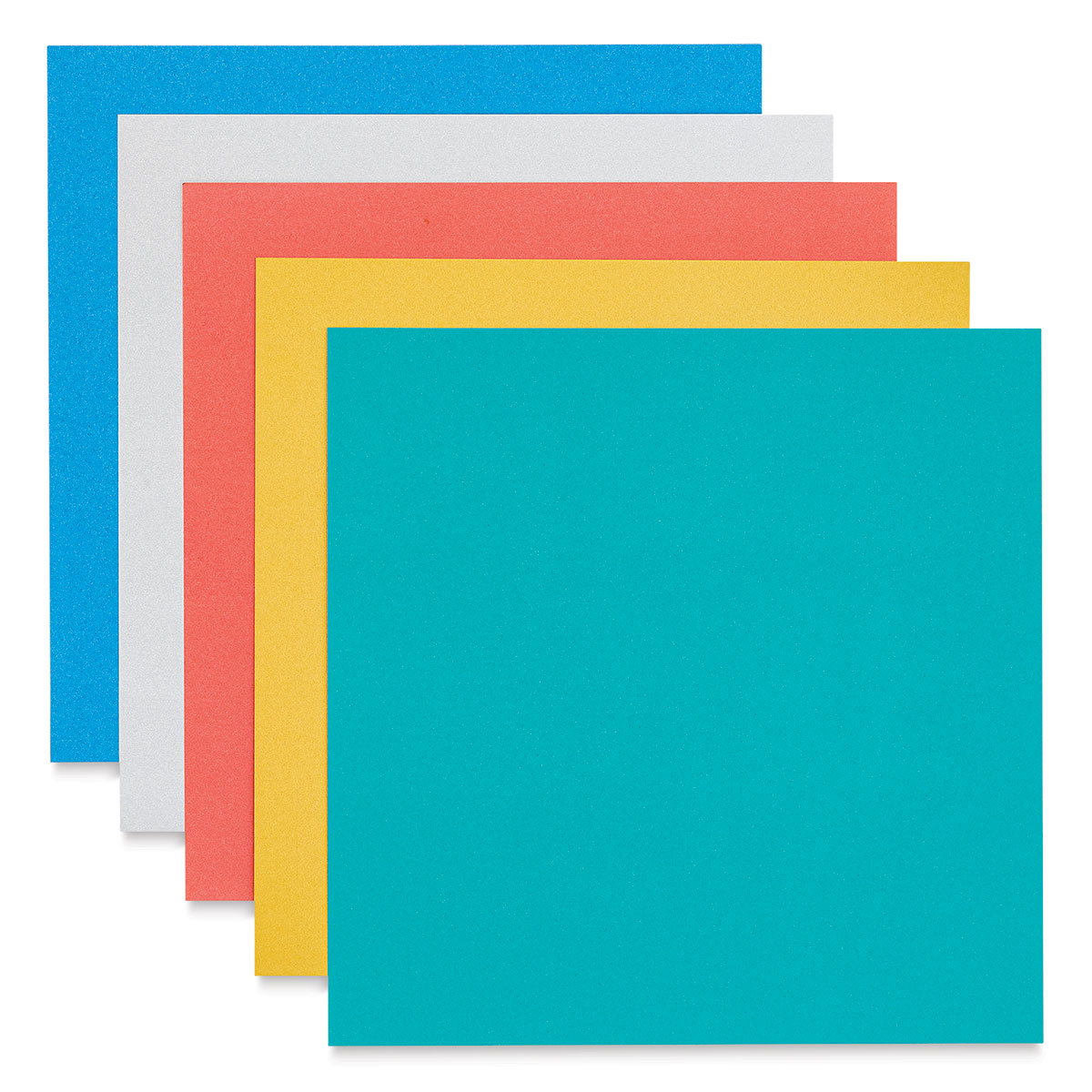 Aitoh Matt Metallic Origami Paper - Single-Sided, 6&#x22; x 6&#x22;, Assorted Colors, Package of 15 Sheets
