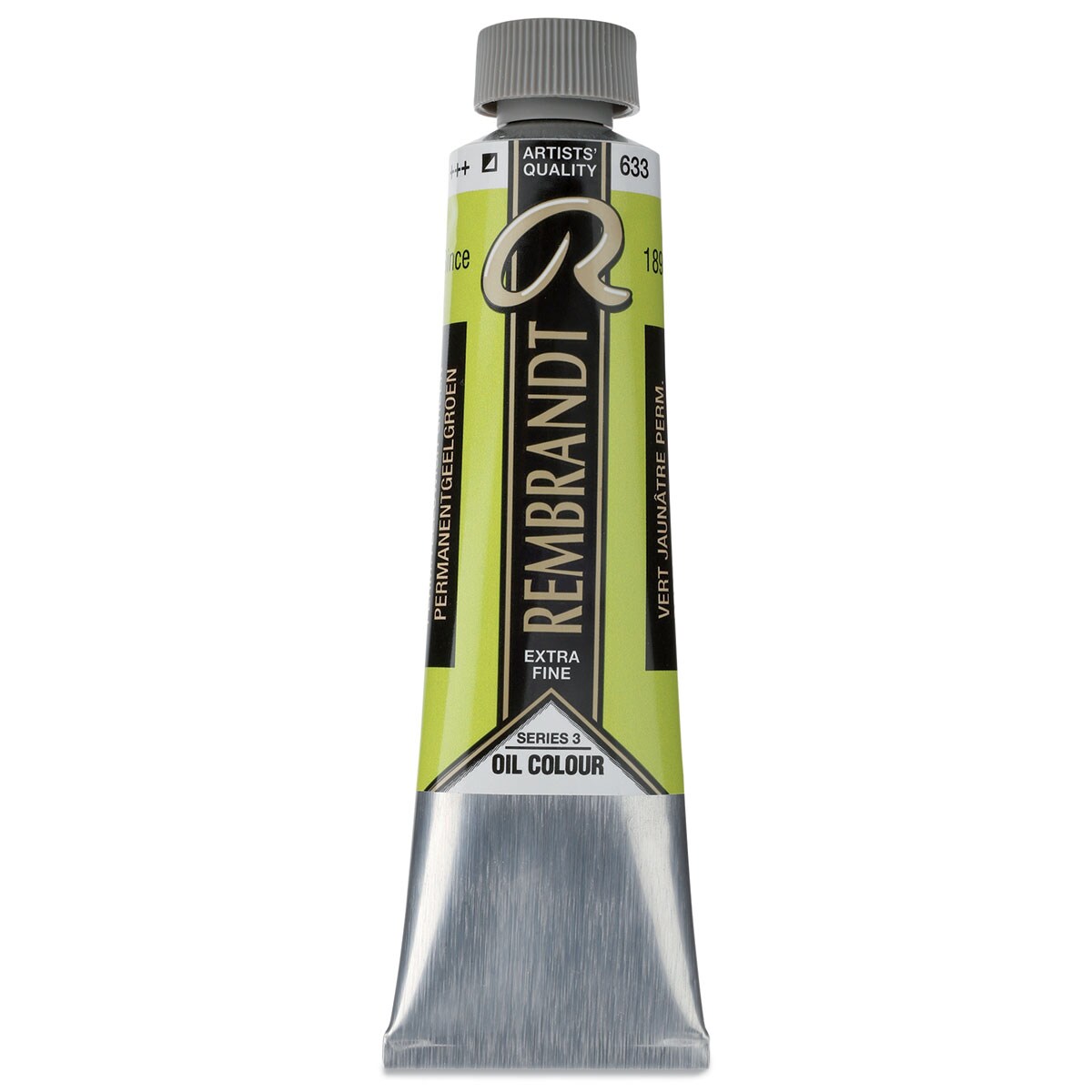 Rembrandt Artists' Oil Color - Permanent Yellowish Green, 40 ml tube