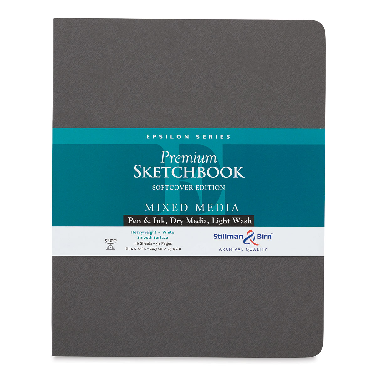 Stillman &#x26; Birn Epsilon Series Sketchbook - 10&#x22; x 8&#x22;, Softcover