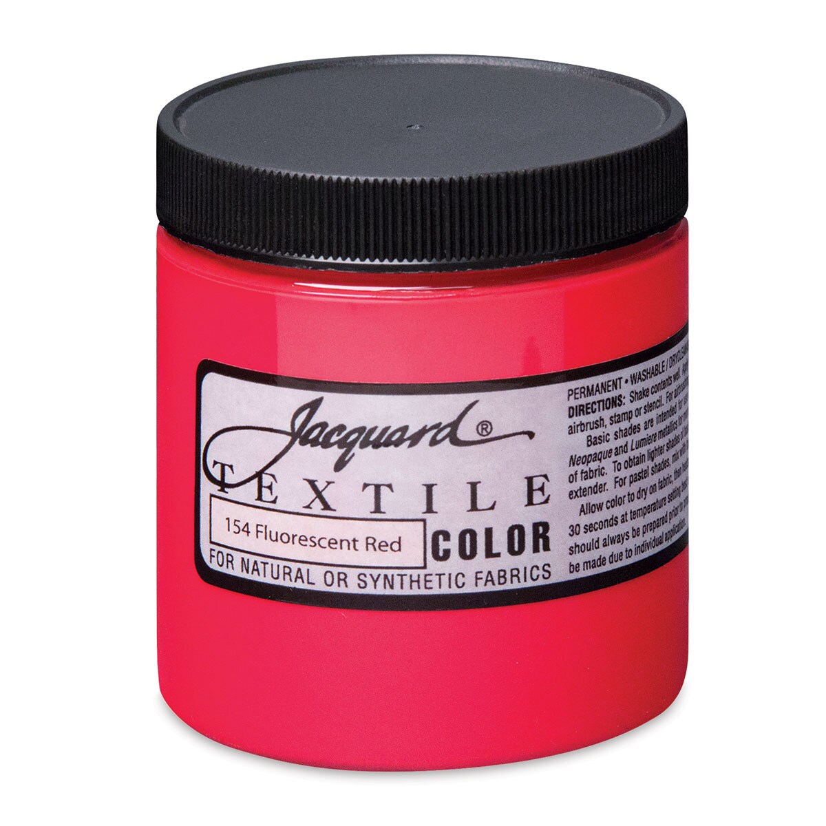 Jacquard Textile Color - True Red, 8 oz jar