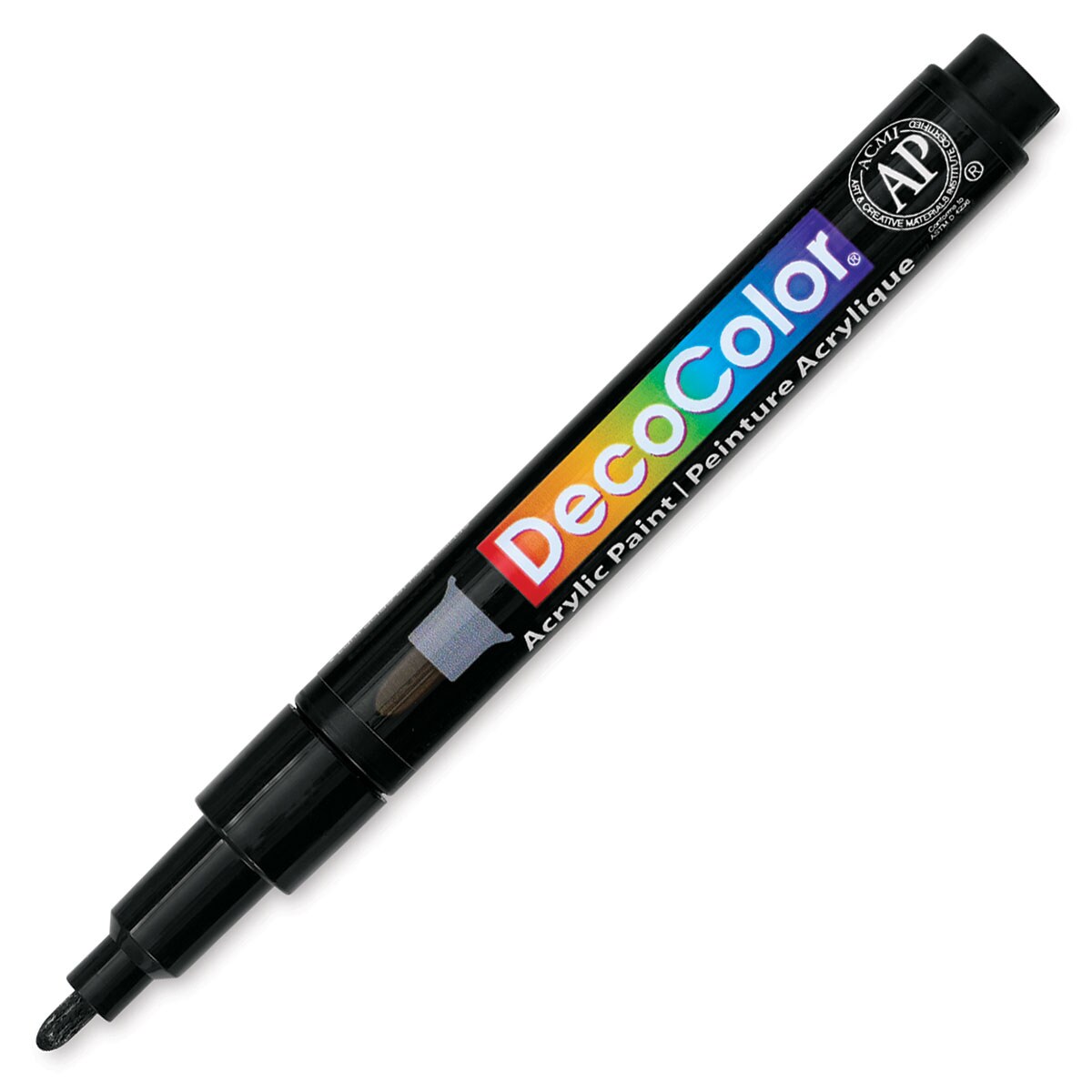 Decocolor Acrylic Paint Marker - Black, Fine