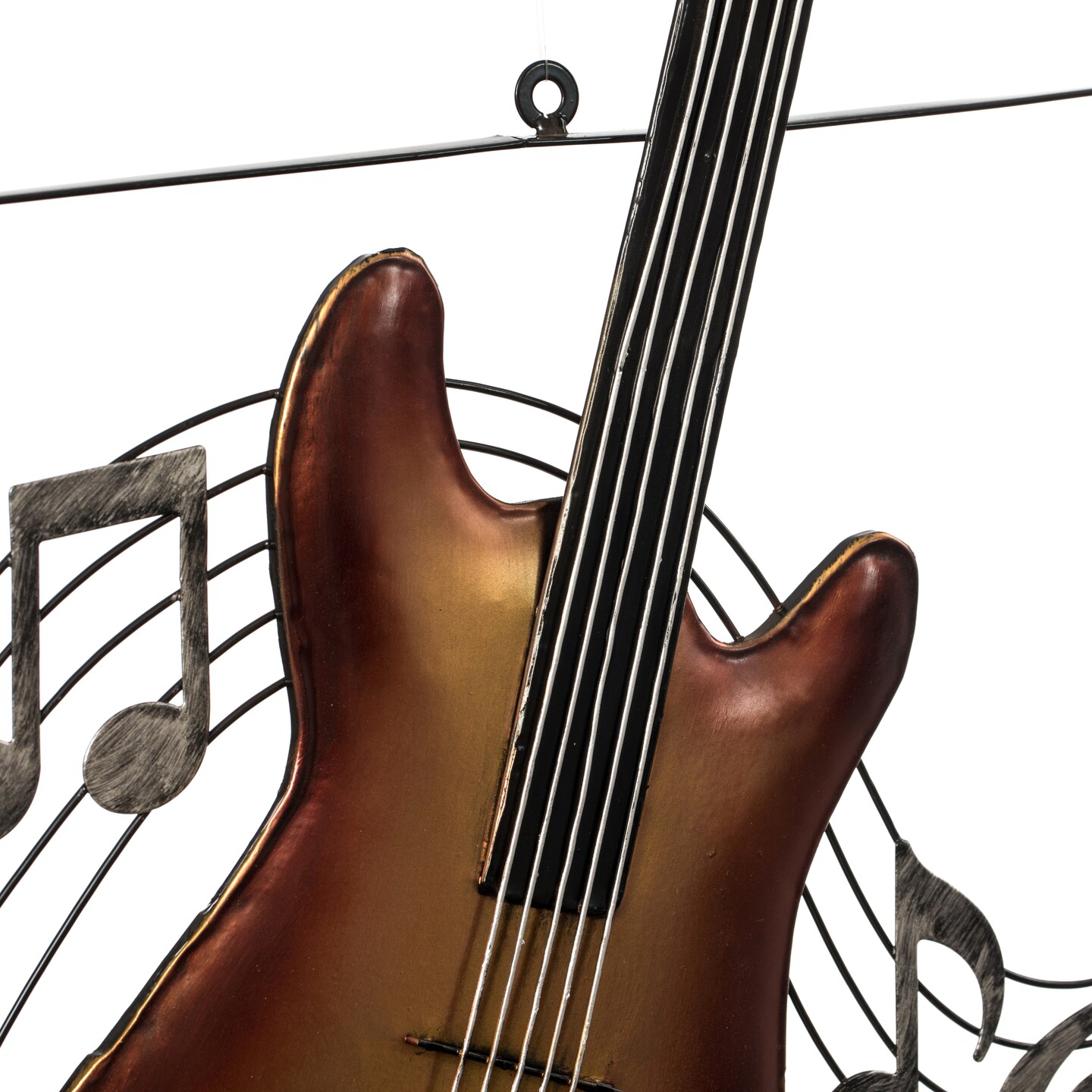 Hanging Metal Musical Note Wall Art Decor Sculpture for Home Bar Instrument