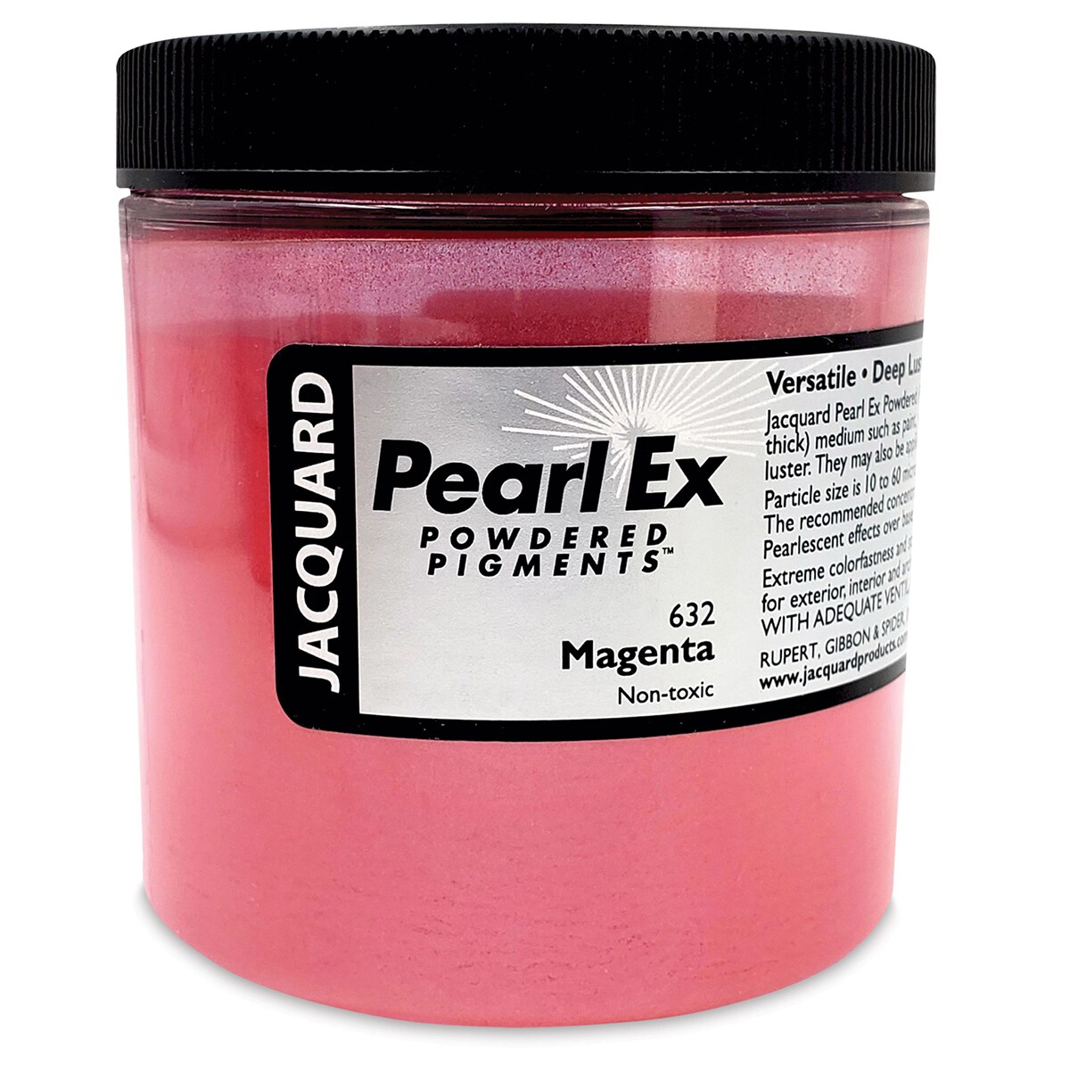 Jacquard Pearl-Ex Pigment - 4 oz, Magenta, Jar