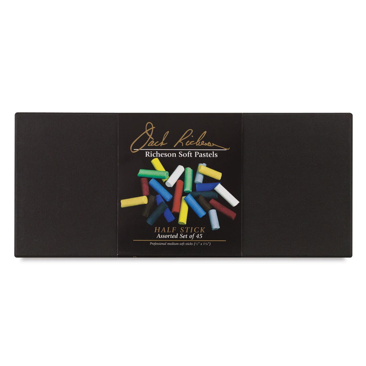 Richeson Handmade Half-Size Medium-Soft Pastel Set - Assorted Colors, Set of 45