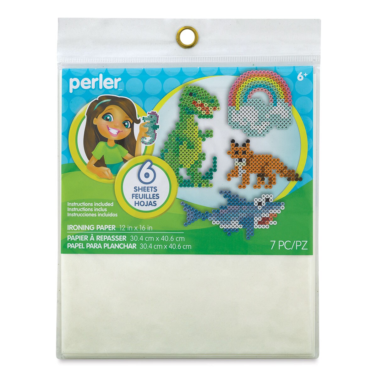 Perler Ironing Paper, Pkg of 6