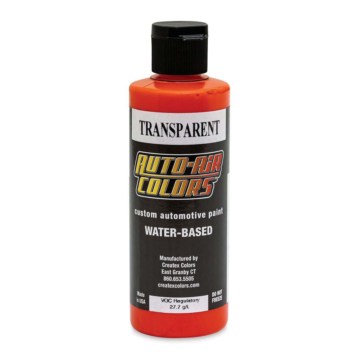 Createx Auto Air Color - 4 oz, Transparent Orange