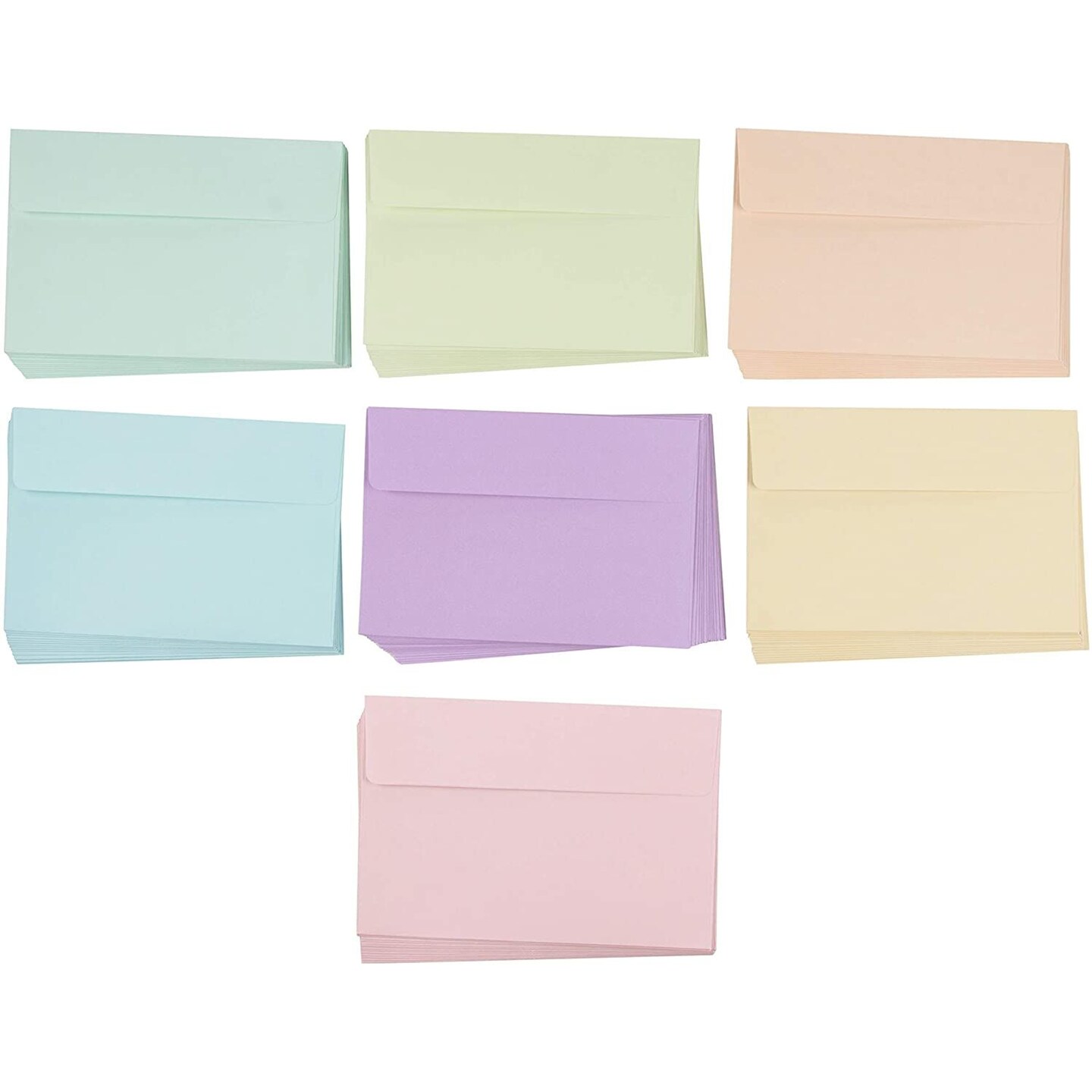 Pastel Envelopes for Invitations, Announcements, Greeting Cards (4 x 6 in, 112 Pack)