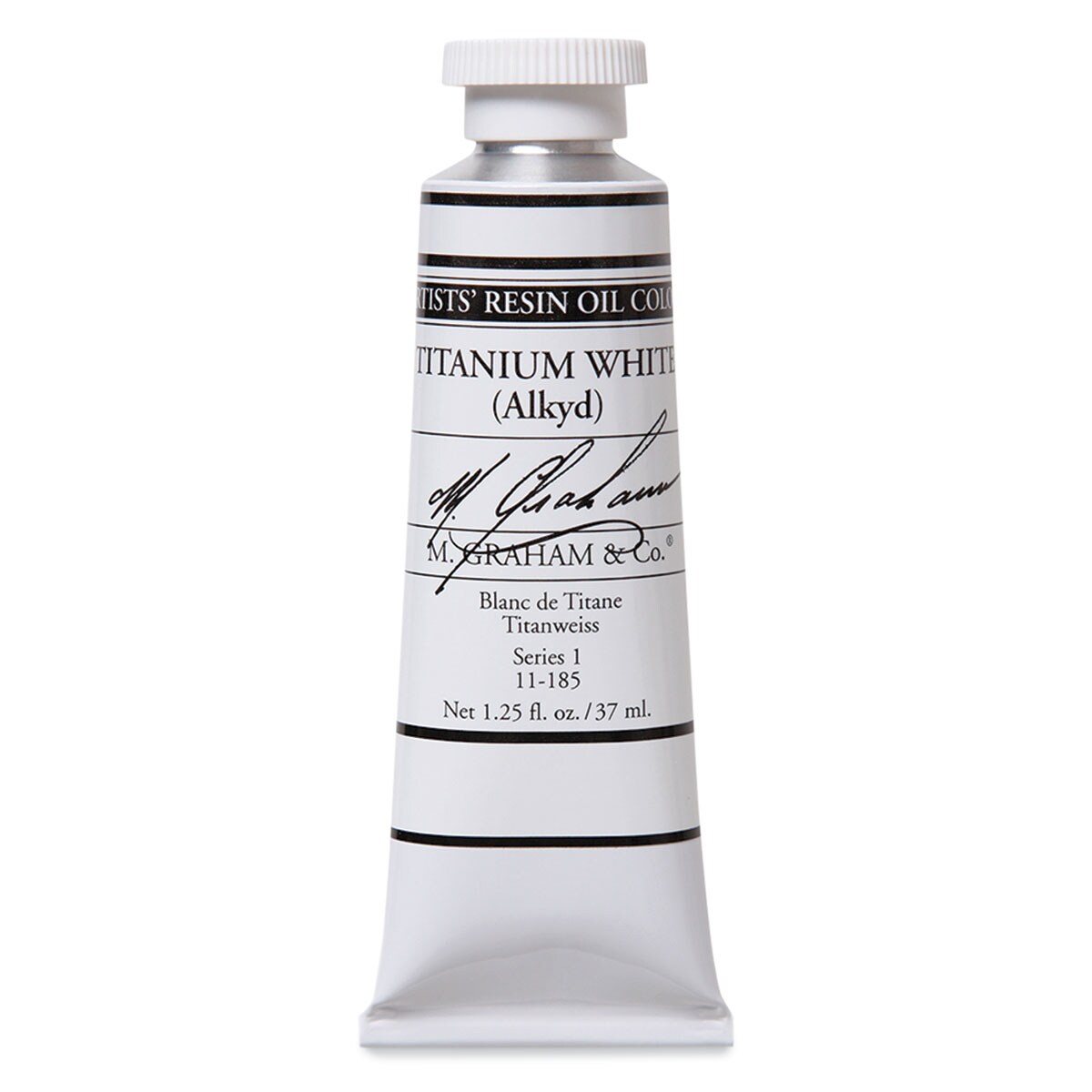 M. Graham Artists&#x27; Oil Color - Titanium White-Alkyd (Rapid Dry), 37 ml tube