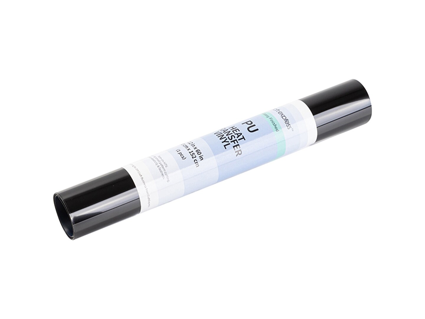 Black Glossy Heat Transfer Vinyl Roll