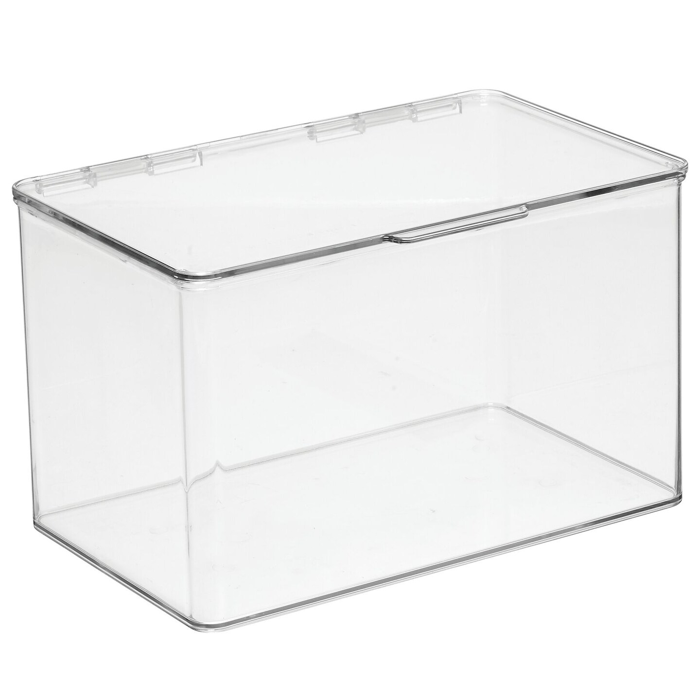 mDesign Plastic Stackable Kitchen Pantry Food Storage Organizer Bin Box