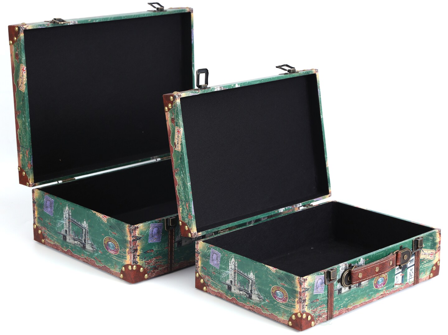 Vintage Style European Luggage Suitcase, Set of 2