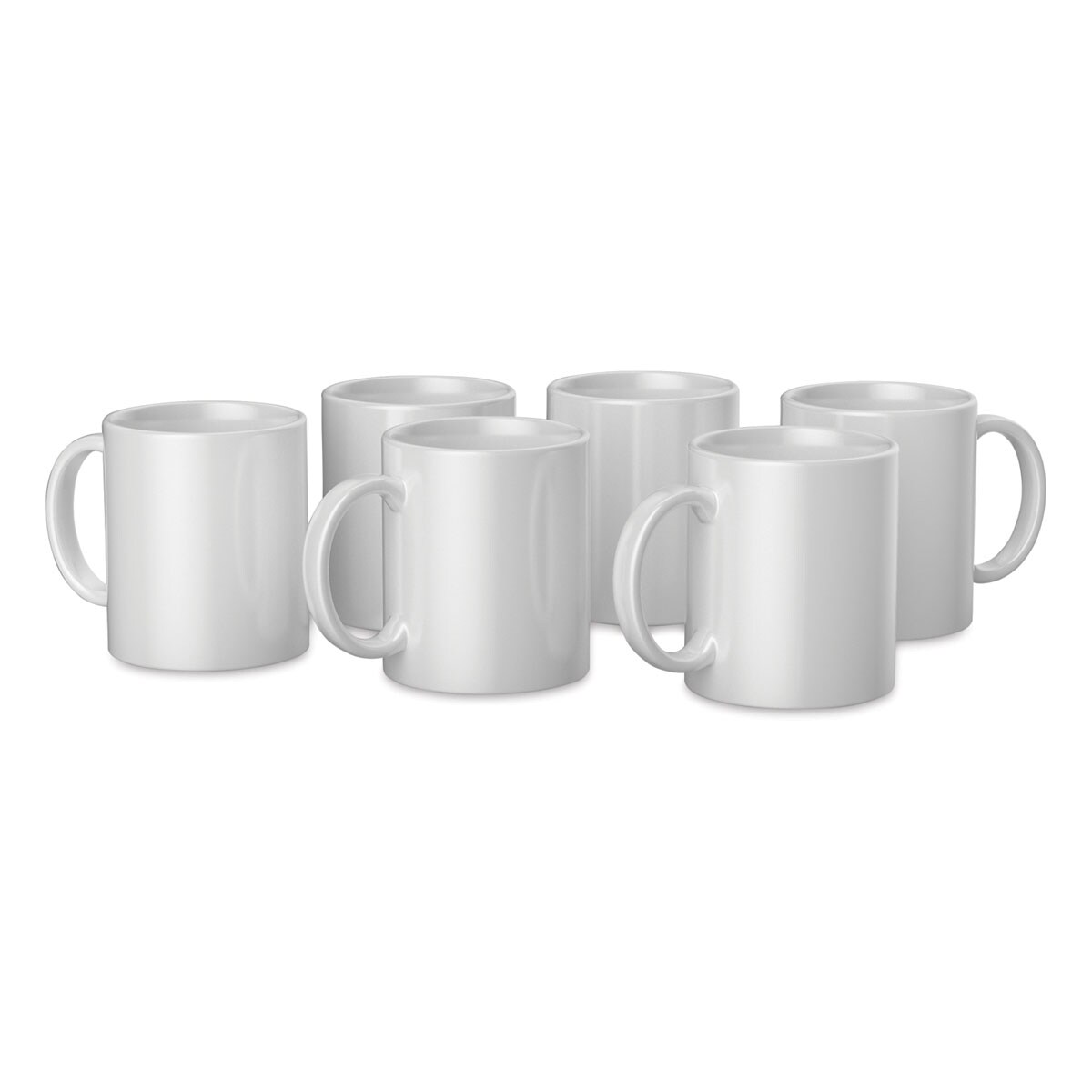 Cricut Mug Blanks - 12 oz, White, Package of 6