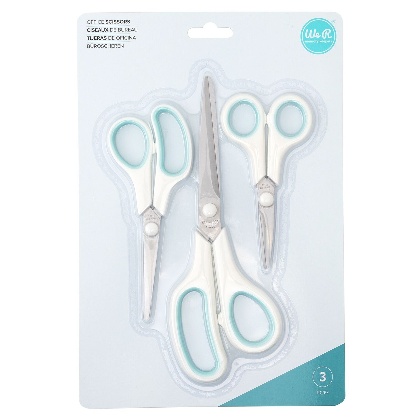 We R Memory Keepers - Scissors - Value Set - 3 Pack 60000395 By American Crafts
