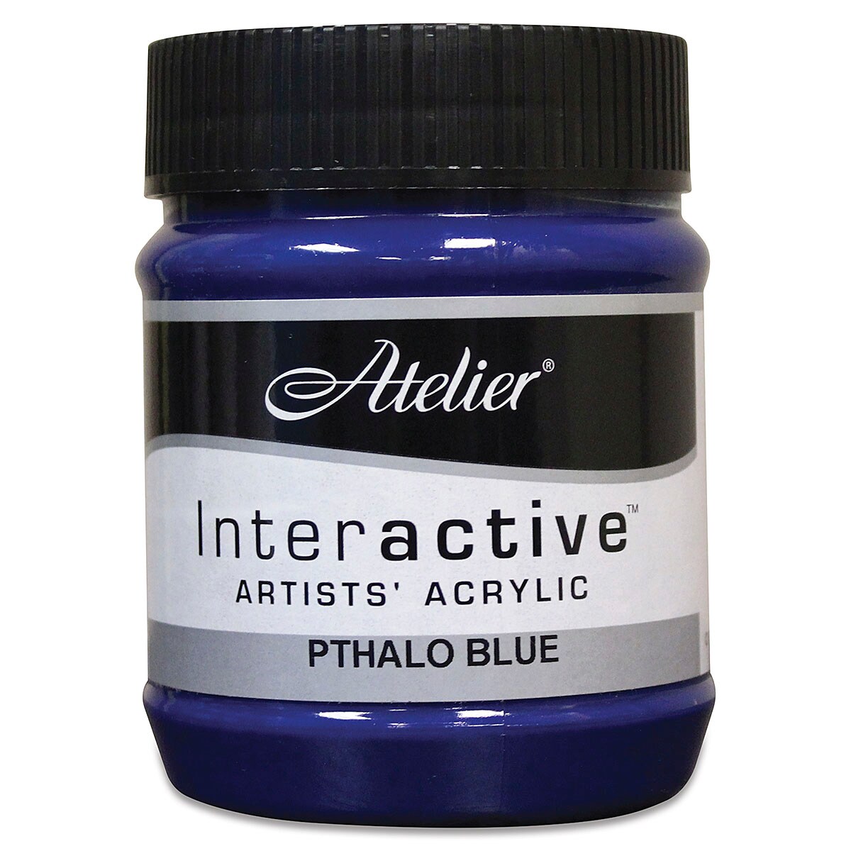 Chroma Atelier Interactive Artists' Acrylics Pthalo Blue, 250 ml jar