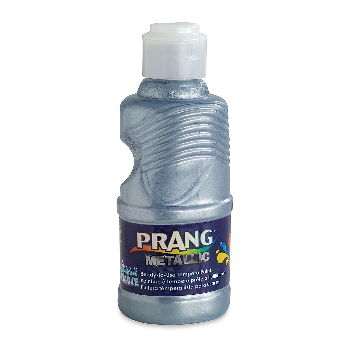 Prang Ready-To-Use Washable Tempera Paints - Metallic Silver, 8 oz