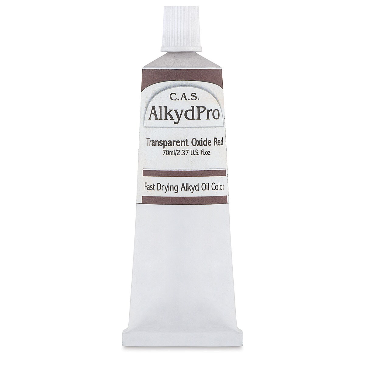 CAS AlkydPro Fast-Drying Alkyd Oil Color - Transparent Oxide Red, 70 ml tube