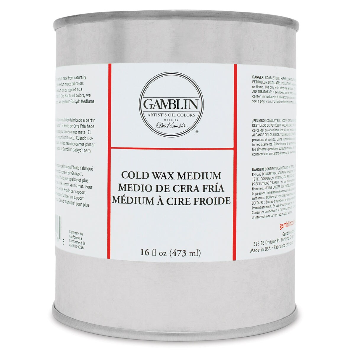Gamblin Cold Wax Medium - 16 oz can