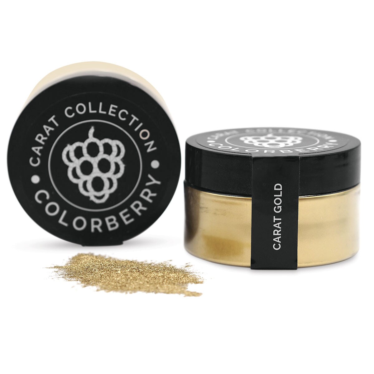 Colorberry Carat Collection Dry Resin Pigment - Gold, 50 g, Jar