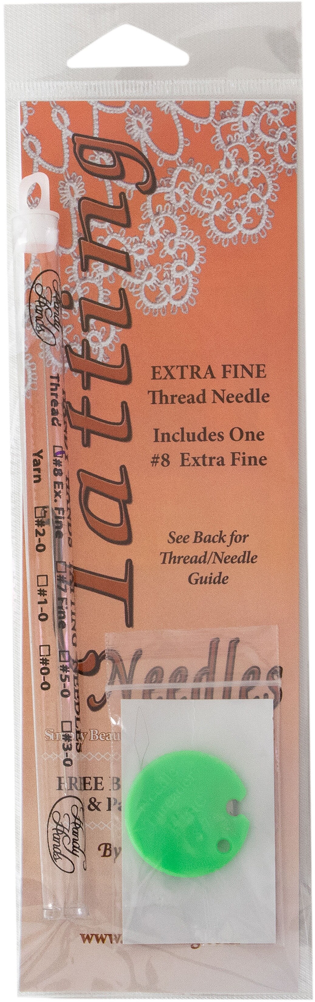 Handy Hands Tatting Needle For Thread-#8 Extra Fine