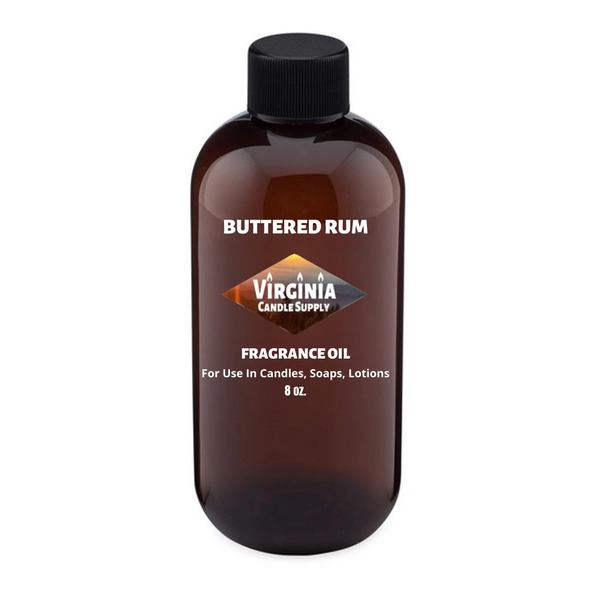 Buttered Rum Fragrance Oil (Our Version of the Brand Name) (8 oz Bottle) for Candle Making, Soap Making, Tart Making, Room Sprays, Lotions, Car Fresheners, Slime, Bath Bombs, Warmers…