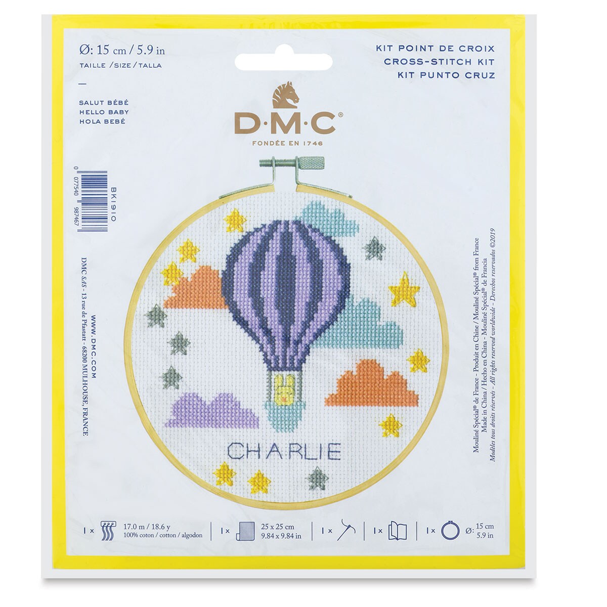 DMC Stitch Kit - Hello Baby