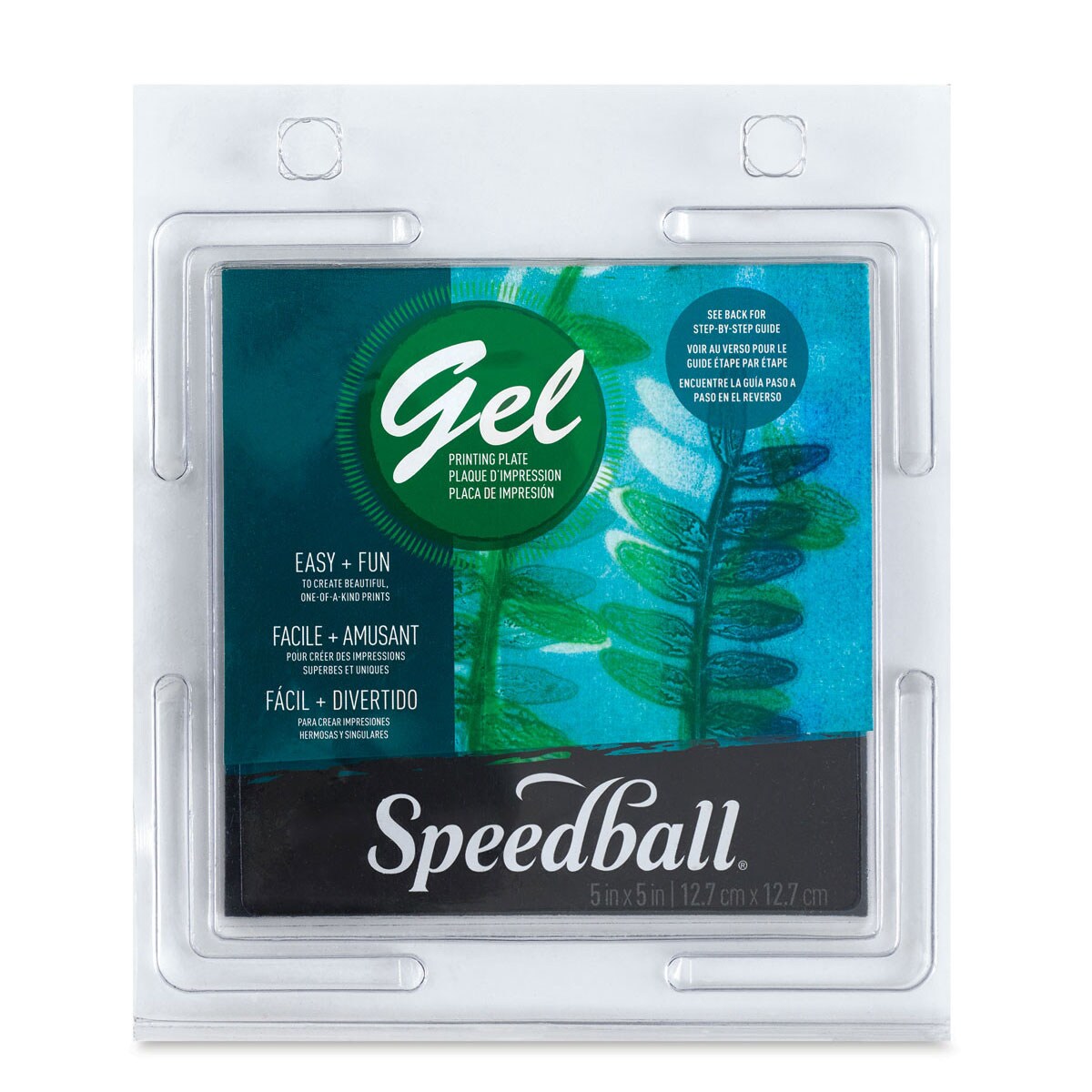 Speedball Gel Printing Plate - 5&#x22; x 5&#x22;, single plate