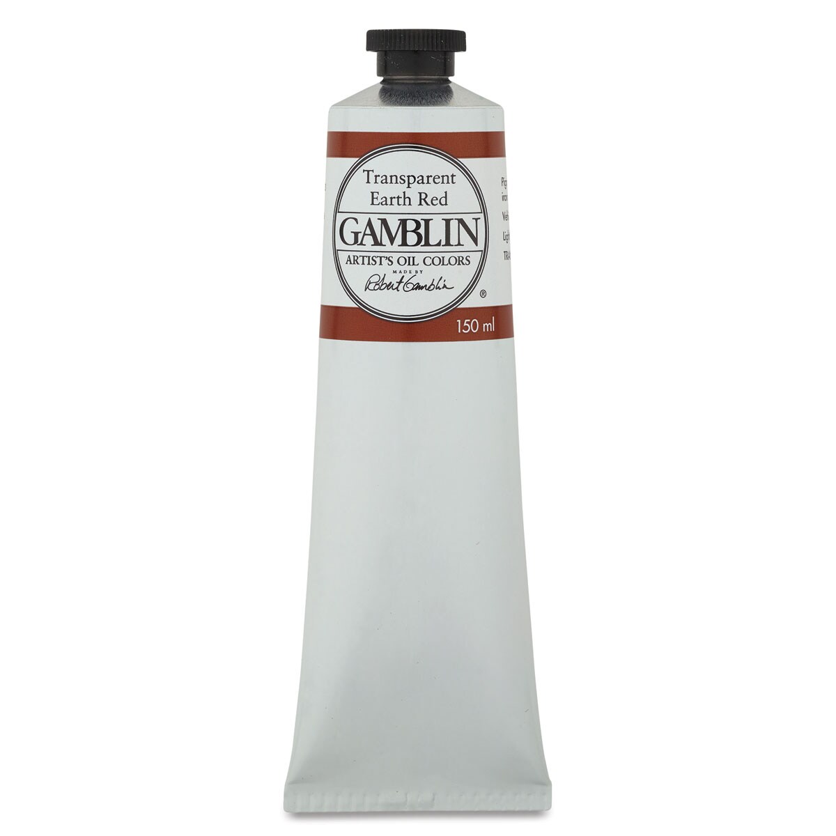 Gamblin Artists' Oil Color - Transparent Earth Red, 150 ml tube