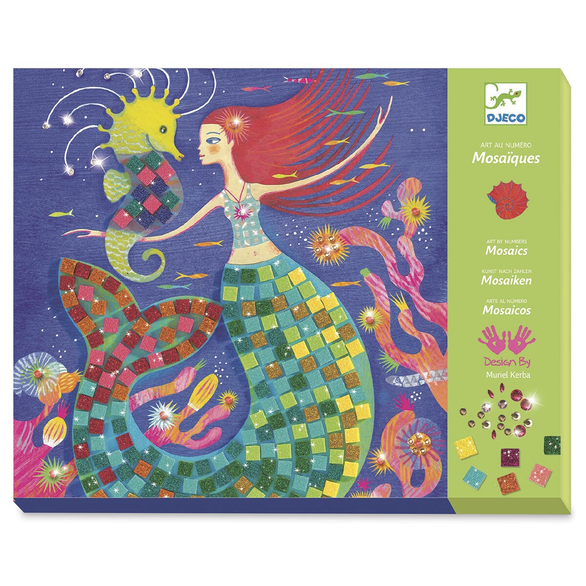 Djeco Mosaics Kit - The Mermaid&#x27;s Song